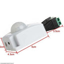 Automatic DC 12V-24V 10A Infrared PIR Motion Sensor Switch For LED Light HDR DIY
