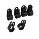 1000PCS Black Nylon R-type Cable Clamps 3.3mmU 94V-2 SGS Clamp OSU