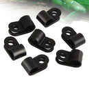 1000PCS Black Nylon R-type Cable Clamps 3.3mmU 94V-2 SGS Clamp OSU
