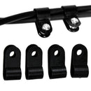 1000PCS Black Nylon R-type Cable Clamps 3.3mmU 94V-2 SGS Clamp OSU