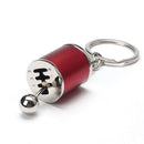 Metal Alloy 6-Speed Gearshift Gear Shift Gearbox Key Ring Keyring Keychain YHU