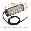 For Car SUV Police Strobe Flash Lights Truck Side Lamp warning 12-24V Am BHB