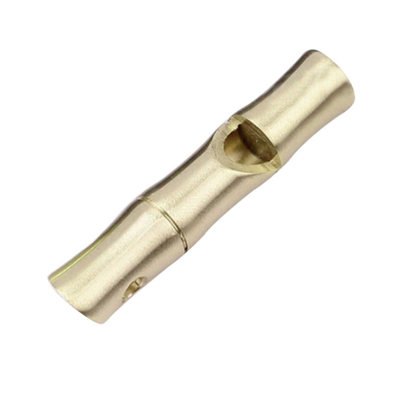 Stainless Steel Bamboo Outdoor High Frequency Survival Whistle Referee W ENZ