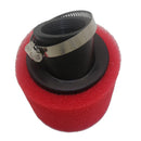 For Red-Motor Off-Road Vehiclele Sponge Air Filter Cleaner Straight Neck GIN
