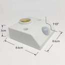 E27 Infrared Motion Sensor LED Light Lamp Holder Socket LED Lamp Base XVP DSP