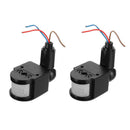 2x Outdoor 85-265V Infrared PIR Motion Sensor Detector Wall Light Swit HWM