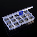 15 Values 0.1uF-220uF Electrolytic Radial Capacitor Assortment Kit 200P NFB AOV