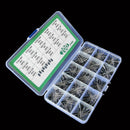 15 Values 0.1uF-220uF Electrolytic Radial Capacitor Assortment Kit 200P NFB AOV