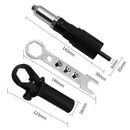 Electric Rivet Nut Gun Adapter Cordless Riveting Insert Nut Power Drill Tool hgf
