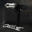 Electric Rivet Nut Gun Adapter Cordless Riveting Insert Nut Power Drill Tool hgf