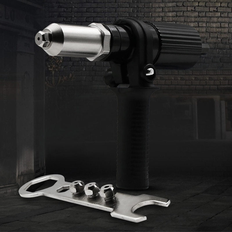 Electric Rivet Nut Gun Adapter Cordless Riveting Insert Nut Power Drill Tool hgf