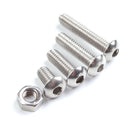 500pcs Assorted M3&M4&M5 Stainless Steel Hex Screws & Socket Bolts and  BGJ