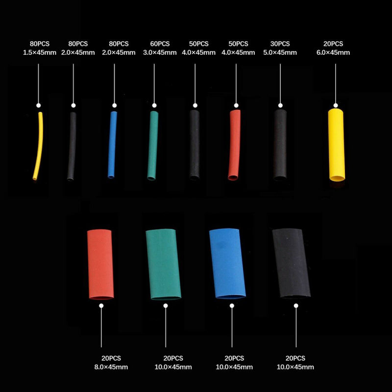 1060X Heat Shrink Tubing Insulation Shrinkable Tube 2:1 Wire Cable Slee YFD