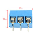 100PCS KF301-3P Screw Terminal Block Connector 5.0mm Pitch PCB 12A 300V gfd KTP