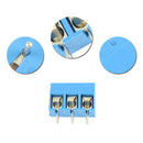 100PCS KF301-3P Screw Terminal Block Connector 5.0mm Pitch PCB 12A 300V gfd KTP