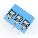 100PCS KF301-3P Screw Terminal Block Connector 5.0mm Pitch PCB 12A 300V gfd KTP