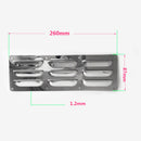 Marine Hardware Parts 260*87mm Three Rows Of Hollow Ventilation Windows gfd ZFR
