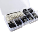 310X 2.54mm Male + Female Dupont-Wire And Header Connector Housing Kit hgf RSB