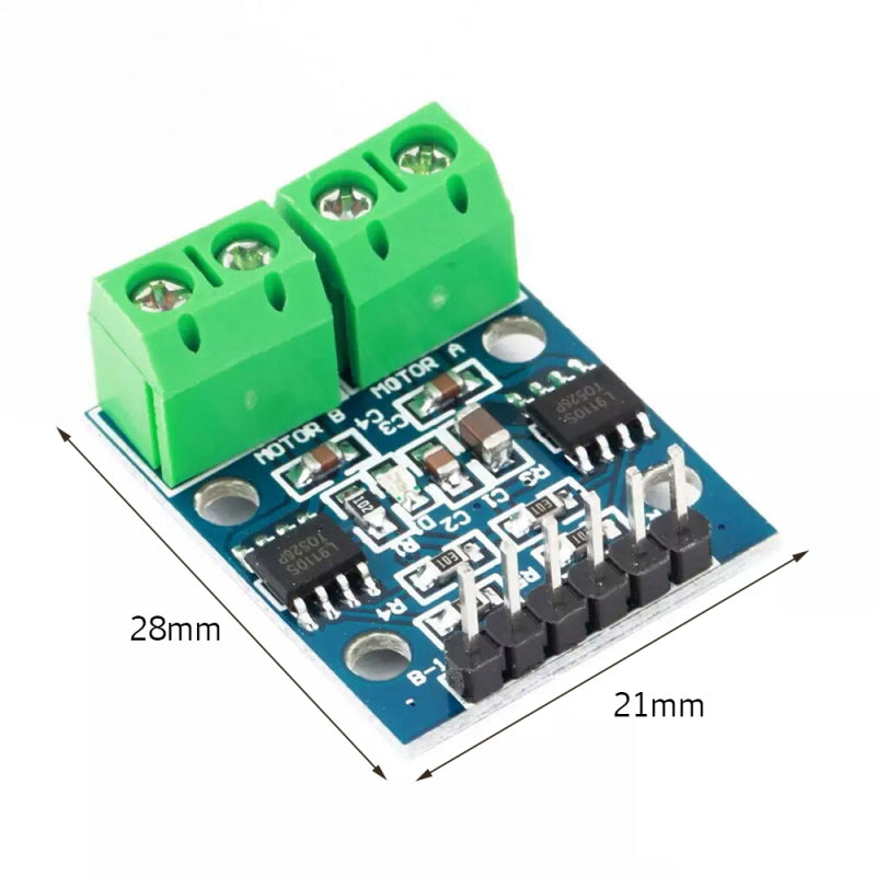 2pcs L9110S H-bridge Stepper Motor Dual DC Motor Driver Controller Boa QAN HKM