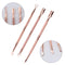 3x Stainless Steel Nail art Cuticle Spoon Pusher Manicure Pedicure Remover Tools