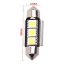 12x 5050 C5W 36mm 3SMD Canbus Error Free Festoon Dome LED Light Bulbs La FYQ
