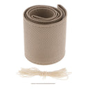 Soft Grip Universal PU Leather Car Steering Wheel Cover Needle Thread Beig YGC
