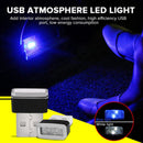 10PCS Mini USB LED Light Blue Lamp For Car Atmosphere Lamp Bright Flexib KPQ
