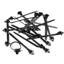 100xNylon Cable Tie Fastener Clips Car Loom Hose Clamp Fastening Zip Strap New