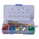 90pcs Car Auto Mini Fuse Set+Puller/Test Pencil 5A 10A 15A 20A 25A 30A 3 MDF