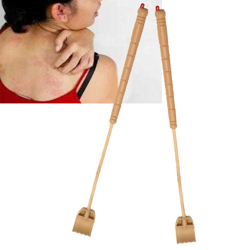 Bamboo Back Scratcher Wooden Itch Therapeutic Relaxer Handy Itching Massage