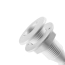 2X 3/4 Inch White Plastic Broad Flange Thru-Hull Bilge Pump Hose Fittin QEO