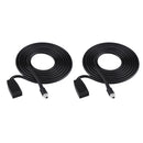 2x Car MP3 Female Adapter AUX Jack Audio Input Cord Cable for E46 LJ Aux SKC