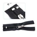 84Pcs Replacement Zipper Zip Repair Fixer Kit Metal Head Install Pliers Ho DOZ