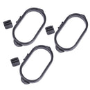 3x Trash Bag Holder ABS Black Garbage Storage Bag Holder Organizer Trash C MDN