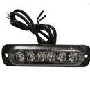 2x Blue 6 LED Dash Strobe Light Flash Emergency Warning Safety Lamp For C CVR