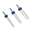 3 Twin Double Needle Size 2.0/90, 3.0/90, 4.0/90 Sewing Machine Needles fds CXI