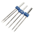 3 Twin Double Needle Size 2.0/90, 3.0/90, 4.0/90 Sewing Machine Needles fds CXI