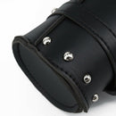 Motorcycle Cruiser Tool Bag Fork Barrel Shape Handlebar Front Fork Bag Black