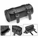 Motorcycle Fork Tool Bag Pouch Luggage SaddleBag Black Leather For Harl UGN