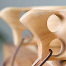Natural Wood Handmade Wooden Cup Primitive Drink Coffee Tea Beer Camping