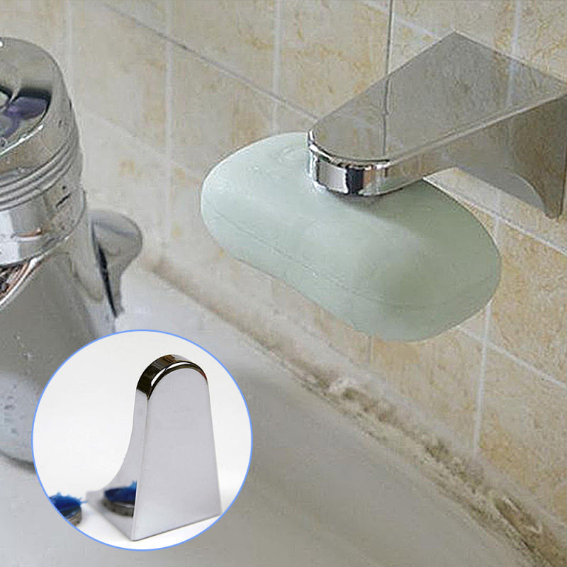 Soap Holder Magic Bathroom Magnetic Container Dispenser Suction Kitchen Wall uio