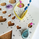 Paper Quilling Template Mold Board DIY Crafts Crimp Art Tool Scrapbook Handmad