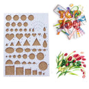 Paper Quilling Template Mold Board DIY Crafts Crimp Art Tool Scrapbook Handmad