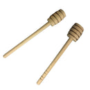 2Pcs Wooden Honey Dipper Wood Stick Spoon Dip Drizzler Server 160mm and  OFG