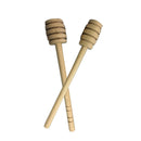 2Pcs Wooden Honey Dipper Wood Stick Spoon Dip Drizzler Server 160mm and  OFG
