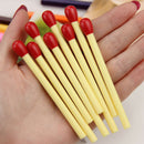 5x Novelty Stationery Mini Matchstick Ballpoint Pen Office Student Suppli KRG
