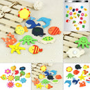 12x Baby Fridge Magnet Wooden Cartoon Animal Child Educational Toys Colorful nx