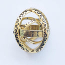 Men Women Creative Astronomical Ball Ring Sphere Constellation Couple Love QMY