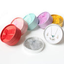 12PCS Round Cardboard Jewelry Boxes Ring Necklace Earring Bracelet Gifts Box