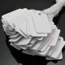 2 Packs String Blank Price Label Paper Display Pricing Jewelry Watch Ta OVA